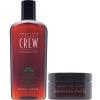 Американ Крю Программа Men комплексный уход: средство 3в1 450 мл + паста для укладки 85 г (American Crew, Hair&Body) фото 3