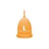 ЛилаКап Чаша менструальная "Практик", оранжевая L (LilaCup, Практик) фото 2