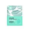 Маска для лица глиняная листовая Color clay - Calming green 20 гр