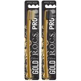 Мягкая зубная щетка мягкая Gold Edition, 1 шт (R.O.C.S. PRO)