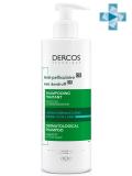 Интенсивный шампунь-уход против перхоти для нормальной и жирной кожи головы, 390 мл (Dercos)