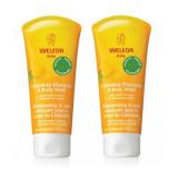 Комплект Детский шампунь-гель с календулой для волос и тела 2х200 мл (Детская серия с календулой)