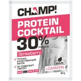 Коктейль "Champ" протеиновый клубничный 40 г (Champ)