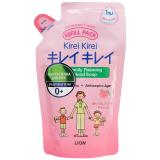 Детское мыло-пенка для рук от 0 до 3 лет "Розовый персик", запасной блок, 200 мл (Kirei Kirei)