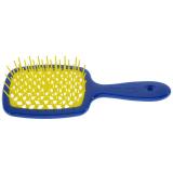 Щетка Superbrush The Original для волос, синяя с желтым, 20,3 x 8,5 x 3,1 см (Щетки)
