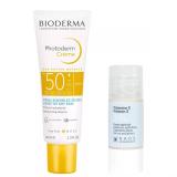 Набор: Bioderma солнцезащитный крем Photoderm SPF50 40 мл + Etat Pur сыворотка с витамином Е 15 мл (Photoderm)