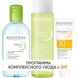 Программа Sebium очищение и основной уход: мицеллярная вода 250 мл + лосьон 200 мл + эмульсия SPF30 40 мл (Sebium)