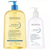 Набор: очищающий гель Intensive 500 мл + масло для душа 1л (Atoderm)