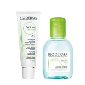 Bioderma Подарок Себиум Сыворотка 40 мл  Себиум вода 100 мл. фото