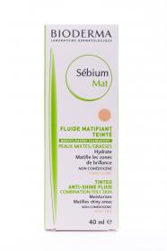Bioderma Матирующая тональная эмульсия Себиум, 40 мл. фото