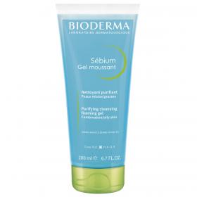 Bioderma Очищающий гель-мусс для жирной и проблемной кожи, 200 мл. фото