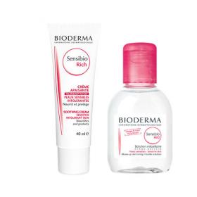 Bioderma Набор Сенсибио Риш крем 40 мл  Сенсибио вода 100 мл. фото