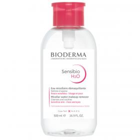 Bioderma Мицеллярная вода для чувствительной кожи с помпой, 500 мл. фото