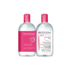 Bioderma Набор мицеллярная вода H2O, 2 шт х 500 мл. фото