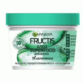 Garnier Маска для волос SuperFood Алоэ, 390 мл. фото