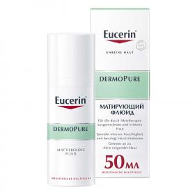 Eucerin Увлажняющий матирующий флюид для проблемной кожи, 50 мл. фото