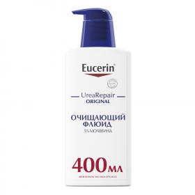 Eucerin Очищающий флюид с 5 мочевиной, 400 мл. фото