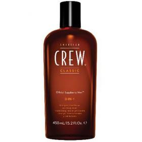 American Crew 3 в 1 Шампунь, кондиционер и гель для душа, 450 мл. фото
