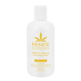 Hempz Гель для душа Milk  Honey Herbal Body Wash, 237 мл. фото