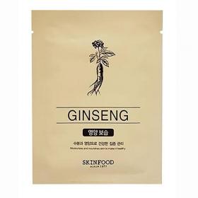 Skinfood Маска для лица тканевая Beauty in a Food Mask Sheet, Ginseng 18мл. фото
