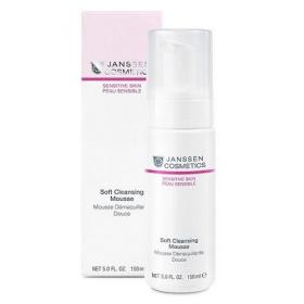 Janssen Cosmetics Нежный очищающий мусс с аллантоином Soft cleansing mousse, 150 мл. фото