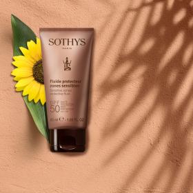 Sothys Флюид с SPF 50 для лица и чувствительных зон тела, 50 мл. фото