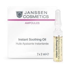 Janssen Cosmetics Мгновенно успокаивающее масло для чувствительной кожи Instant Soothing Oil, 7 ампул х 2 мл. фото