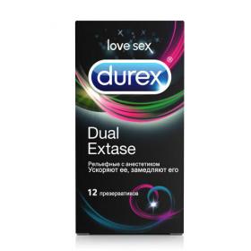 Durex Презервативы Dual Extase, 12 шт. фото