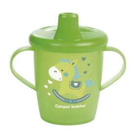 Canpol Чашка-непроливайка, 250 мл. Toys 9, цвет зеленый. фото