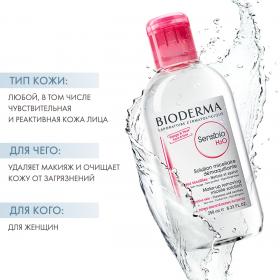 Bioderma Мицеллярная вода для кожи с покраснениями и розацеа AR, 250 мл. фото