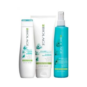 Matrix Набор для придания объема Volumebloom шампунь 250 мл  кондиционер 200 мл  спрей 250 мл. фото