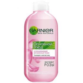 Garnier Успокаивающий тоник для сухой и чувствительной кожи, 200 мл. фото