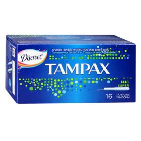 Tampax Тампоны с аппликатором супер 16. фото