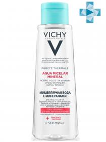 Vichy Мицеллярная вода с минералами для очищения чувствительной кожи, 200 мл. фото