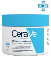 CeraVe Смягчающий крем SA с церамидами и мочевиной для сухой, огрубевшей и неровной кожи, 340 мл. фото