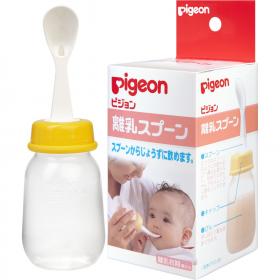 Pigeon Бутылочка с ложечкой для кормления, 3, 120 мл. фото