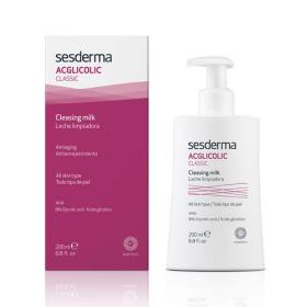 Sesderma Очищающее молочко Acglicolic Classic, 200 мл. фото