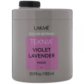 Lakme Маска  для обновления цвета фиолетовых оттенков волос violet lavender mask, 1000 мл. фото