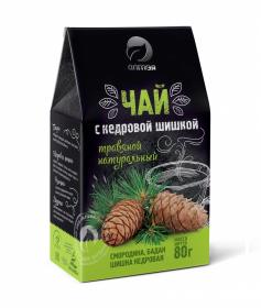Алтэя Травяной чай с кедровой шишкой, 80 г. фото