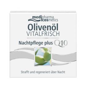 Medipharma Cosmetics Ночной крем для лица против морщин Olivenol Vitalfrisch, 50 мл. фото
