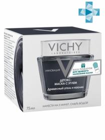 Vichy Виши Детокс-маска с древесным углем 75 мл  Шпатель. фото