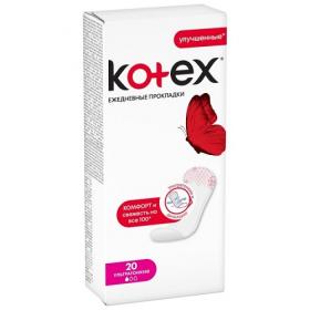 Kotex Прокладки гигиенические ежедневные ультратонкие 20. фото