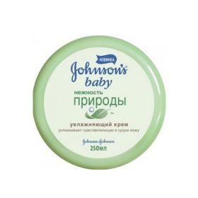 Johnsons Baby Увлажняющий крем  Нежность природы 250 мл. фото