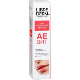 Librederm Аевит гель увлажняющий для губ 20 мл. фото