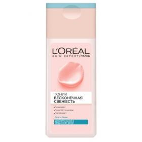 Loreal Paris Тоник для нормальной и смешанной кожи Бесконечная свежесть, 200 мл. фото