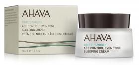 Ahava Антивозрастной ночной крем для выравнивания цвета кожи Age Control Even Tone Sleeping Cream, 50 мл. фото