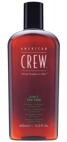 American Crew Средство для волос 3 в 1 Чайное дерево, 450 мл. фото