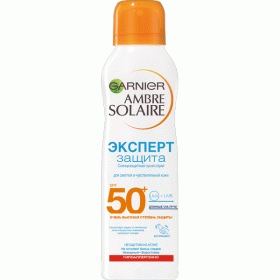 Garnier Солнцезащитный сухой спрей Эксперт защита SPF 50, 200 мл. фото