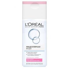 Loreal Paris Мицеллярная вода для сухой и чувствительной кожи, 200 мл. фото