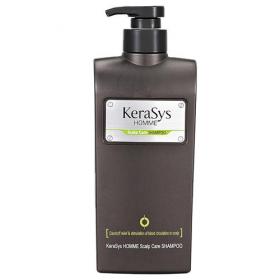 Kerasys Шампунь для лечения кожи головы мужская серия Homme Scalp Care, 550 мл. фото